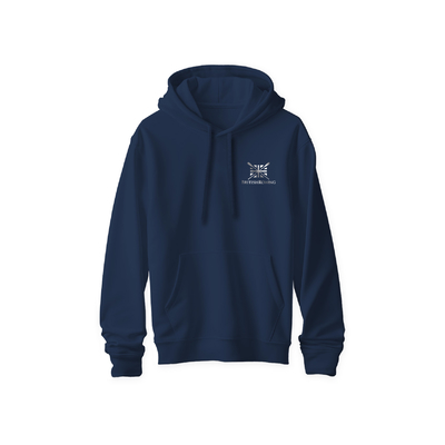 Core Brit Navy Hoody – Silver Logo
