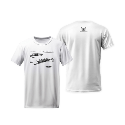 On the Bank White T-Shirt – Graphic & Neck Logo