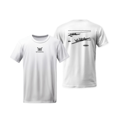 On the Bank White T-Shirt – Central Logo & Back Graphic