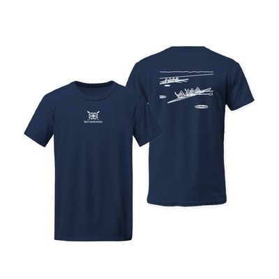 On the Bank Navy T-Shirt – Central Logo & Back Graphic