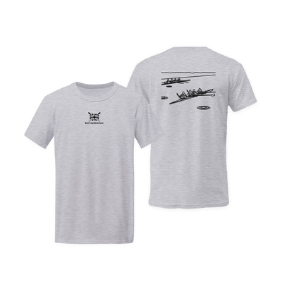 On the Bank Grey T-Shirt – Central Logo & Back Graphic